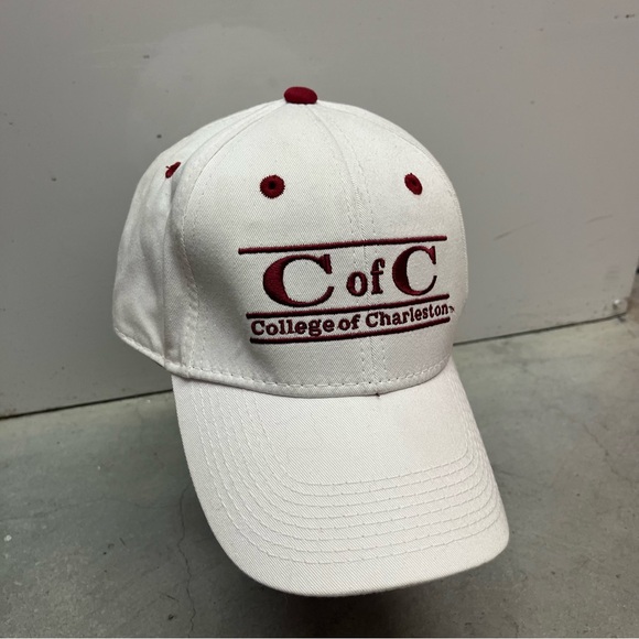 Vintage college of Charleston split bar snapback hat by the game - Picture 1 of 3